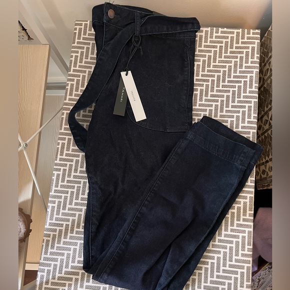 TAHARI tie waist trouser jeans 👖 - Picture 2 of 6
